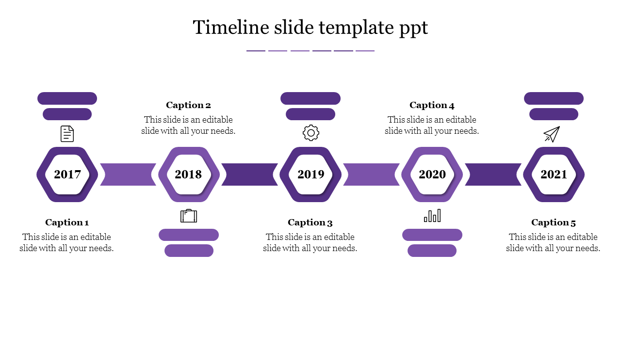 Free - Creative Timeline Slide Template PPT Presentation